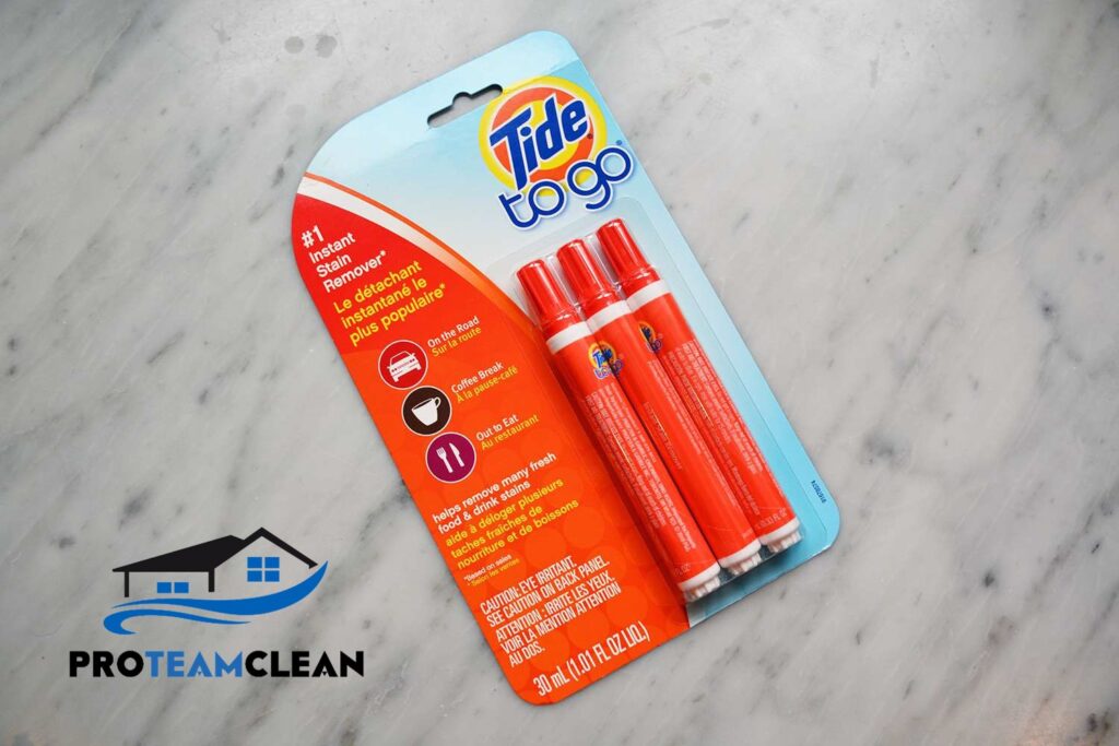 Tide on the go carpet cleaning stain remover