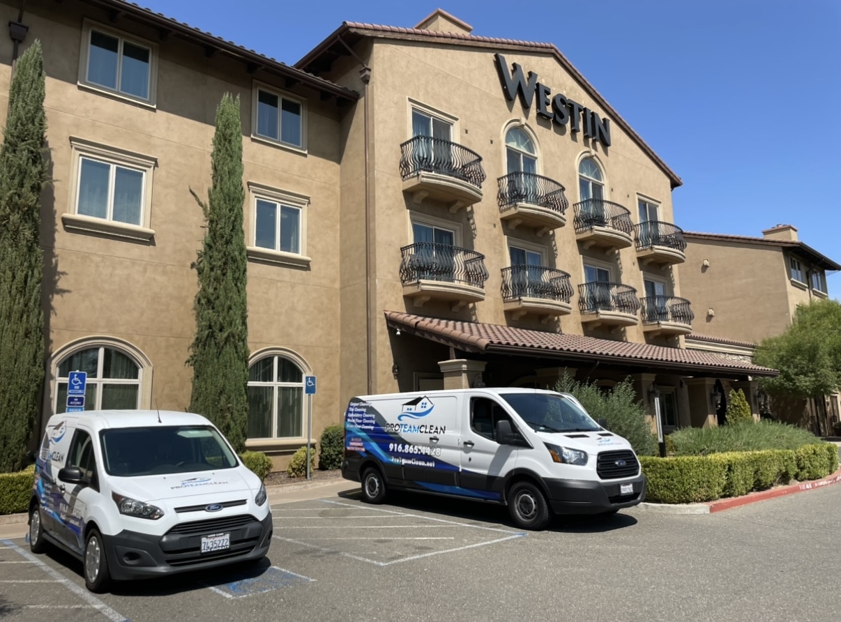 Commercial carpet cleaning service