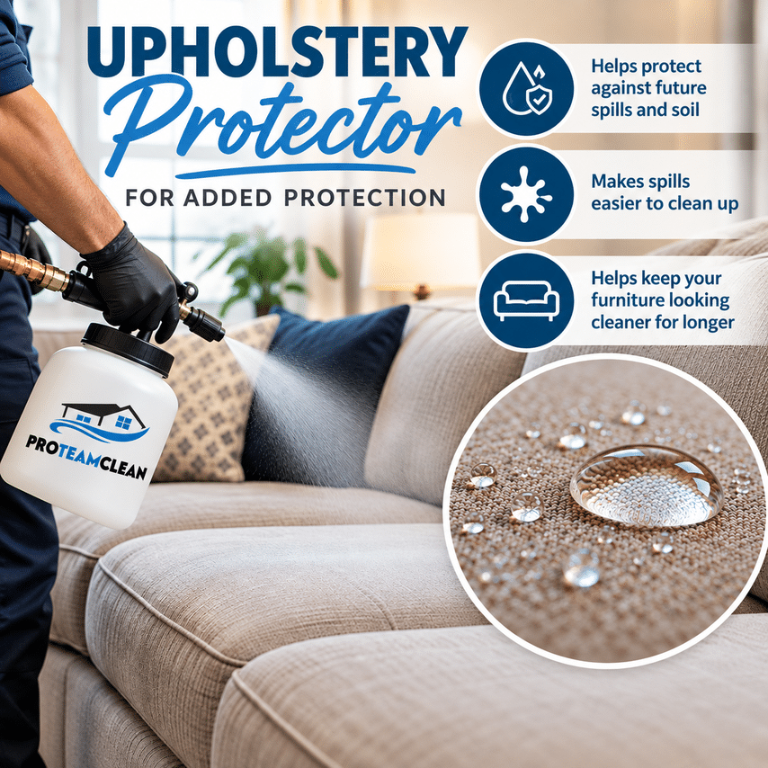 Upholstery cleaning Roseville fabric protector