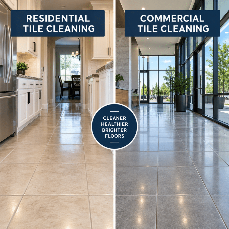 residential and commercial tile cleaning Roseville CA