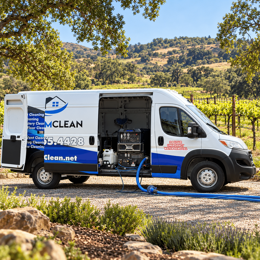 Newcastle carpet cleaning service van