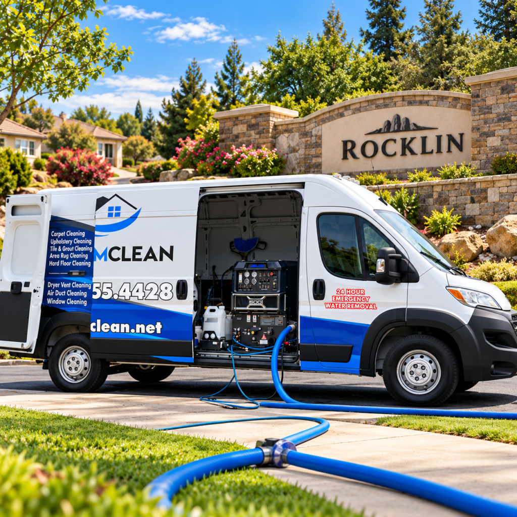 Rocklin Carpet Cleaning Service Van