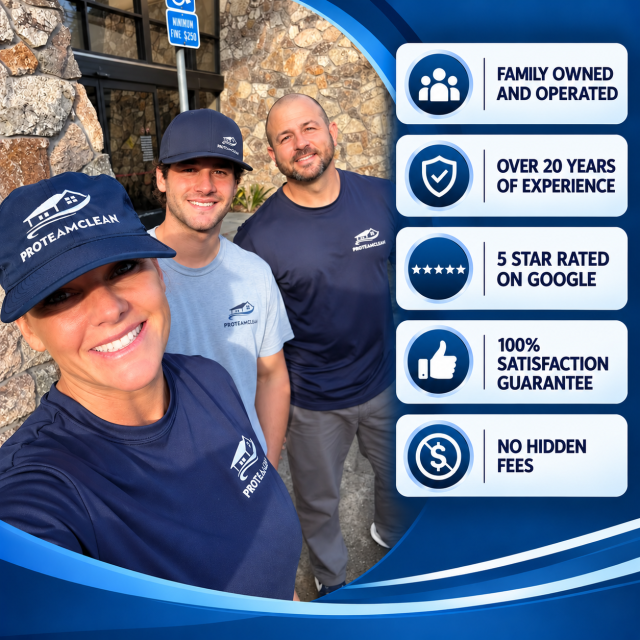 Pro Team Carpet Care staff members